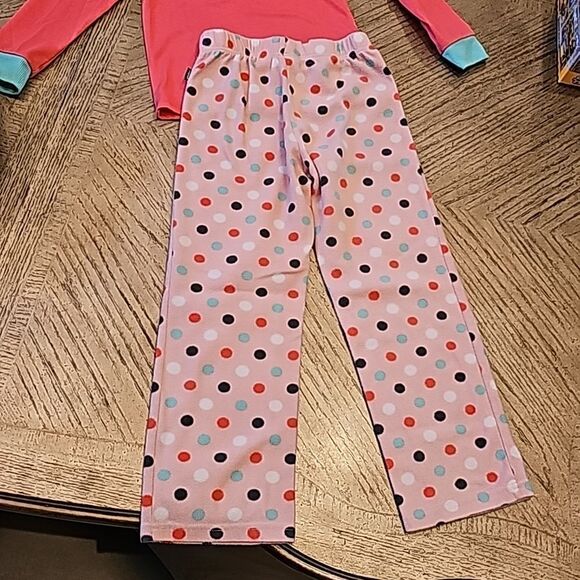 Eddie Bauer bear Cozy pj set girls 7/8 - Picture 10 of 12